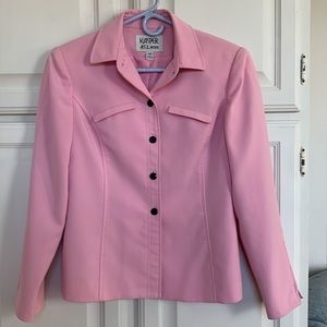 Sag Harbor women’s light pink suit or outerwear jacket. 10P.